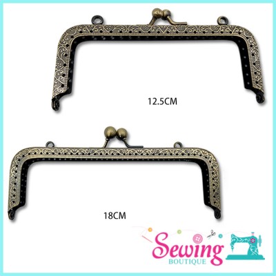 FRAME - SQUARE-METAL-12.5CM, 15CM & 18CM (BRONZE)